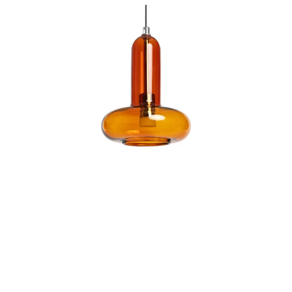 TIMO Suspension en verre avec LED intégrée ø15cm
