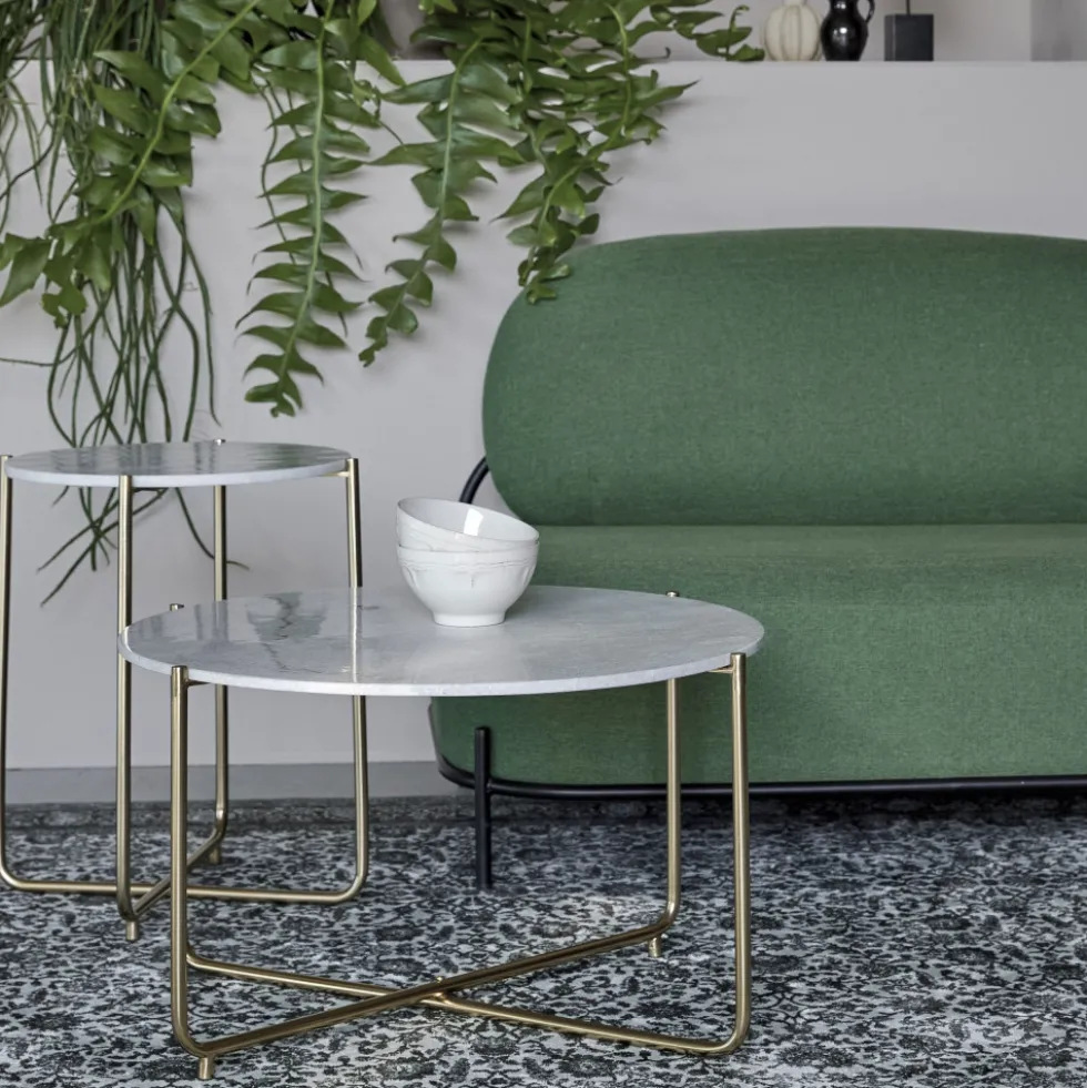 TIMPA Table basse en marbre ø70cm