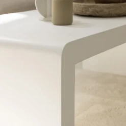 TOCOA Table basse en fibre de ciment 120x55cm