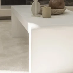 TOCOA Table basse en fibre de ciment 120x55cm