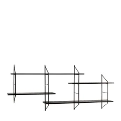 TOCRO Etagère murale en bois et métal L191cm