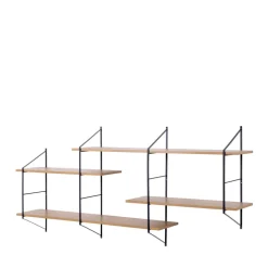 TOCRO Etagère murale en bois et métal L191cm