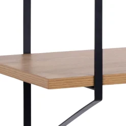 TOCRO Etagère murale en bois et métal L191cm