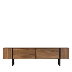 TOD Meuble TV 2 portes en bois et métal L180cm