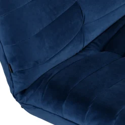 TOMMY Canapé convertible 3 places en velours