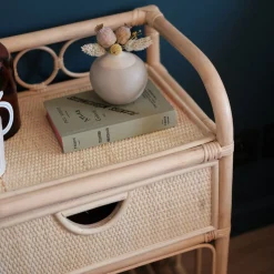TONDANO Table de chevet en rotin