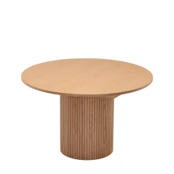 TOSCANA Table à manger extensible 4 à 6 personnes en bois ø120-160x120cm