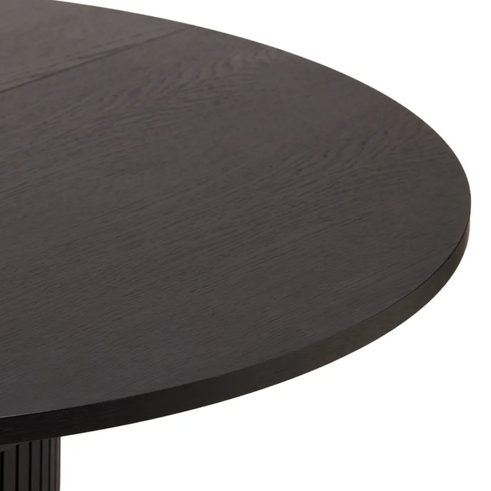 TOSCANA Table à manger extensible 4 à 6 personnes en bois ø120-160x120cm