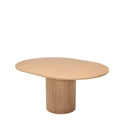 TOSCANA Table à manger extensible 4 à 6 personnes en bois ø120-160x120cm