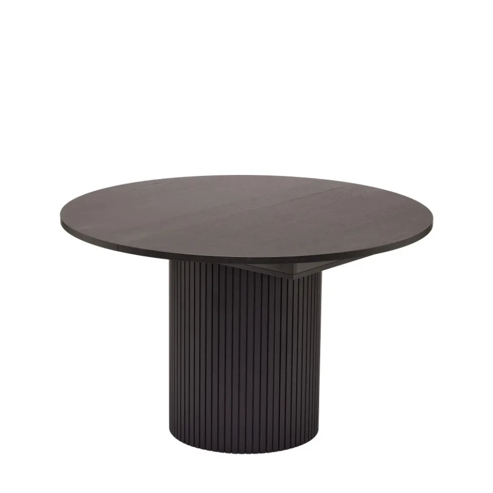 TOSCANA Table à manger extensible 4 à 6 personnes en bois ø120-160x120cm