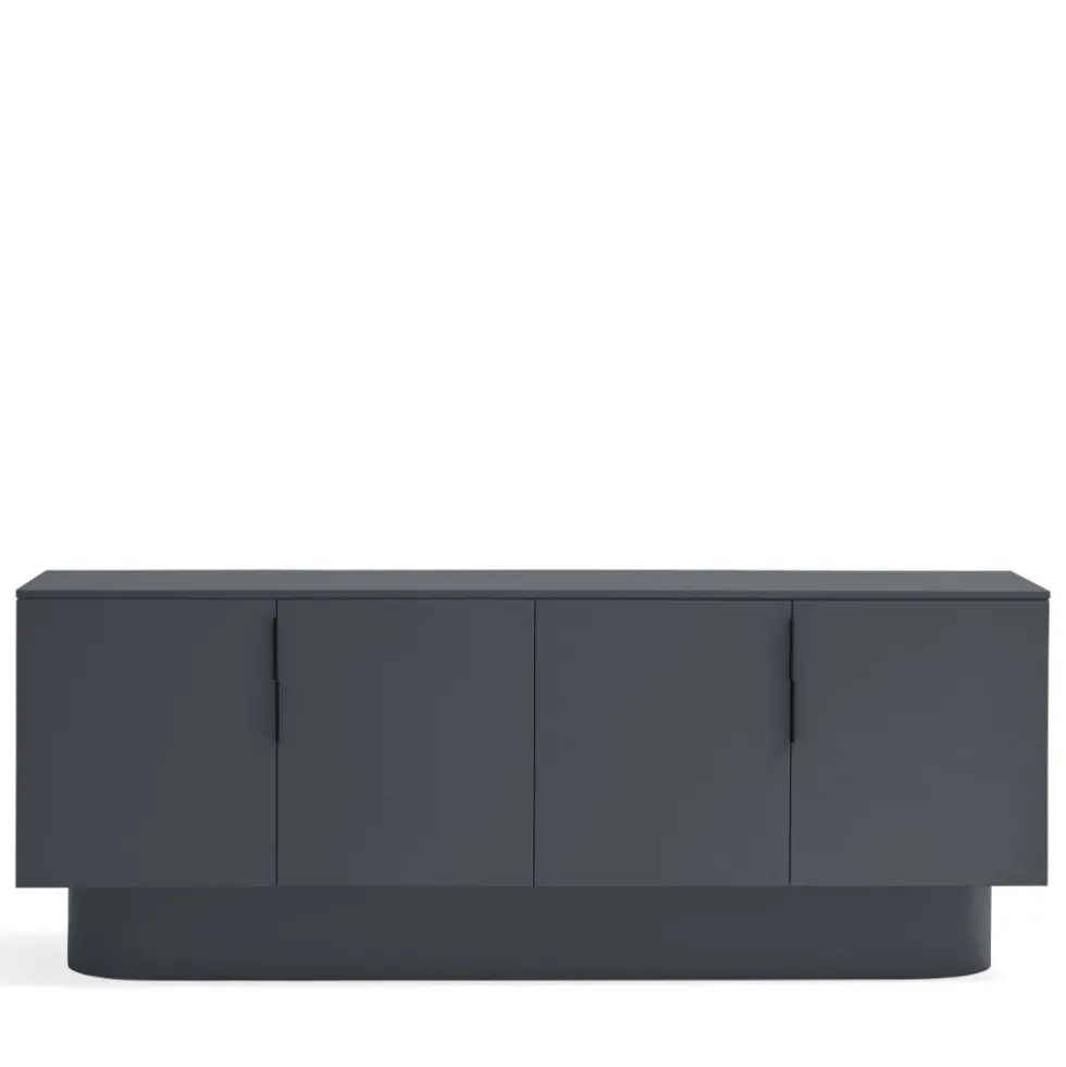TOTEM Buffet 4 portes en bois L200cm