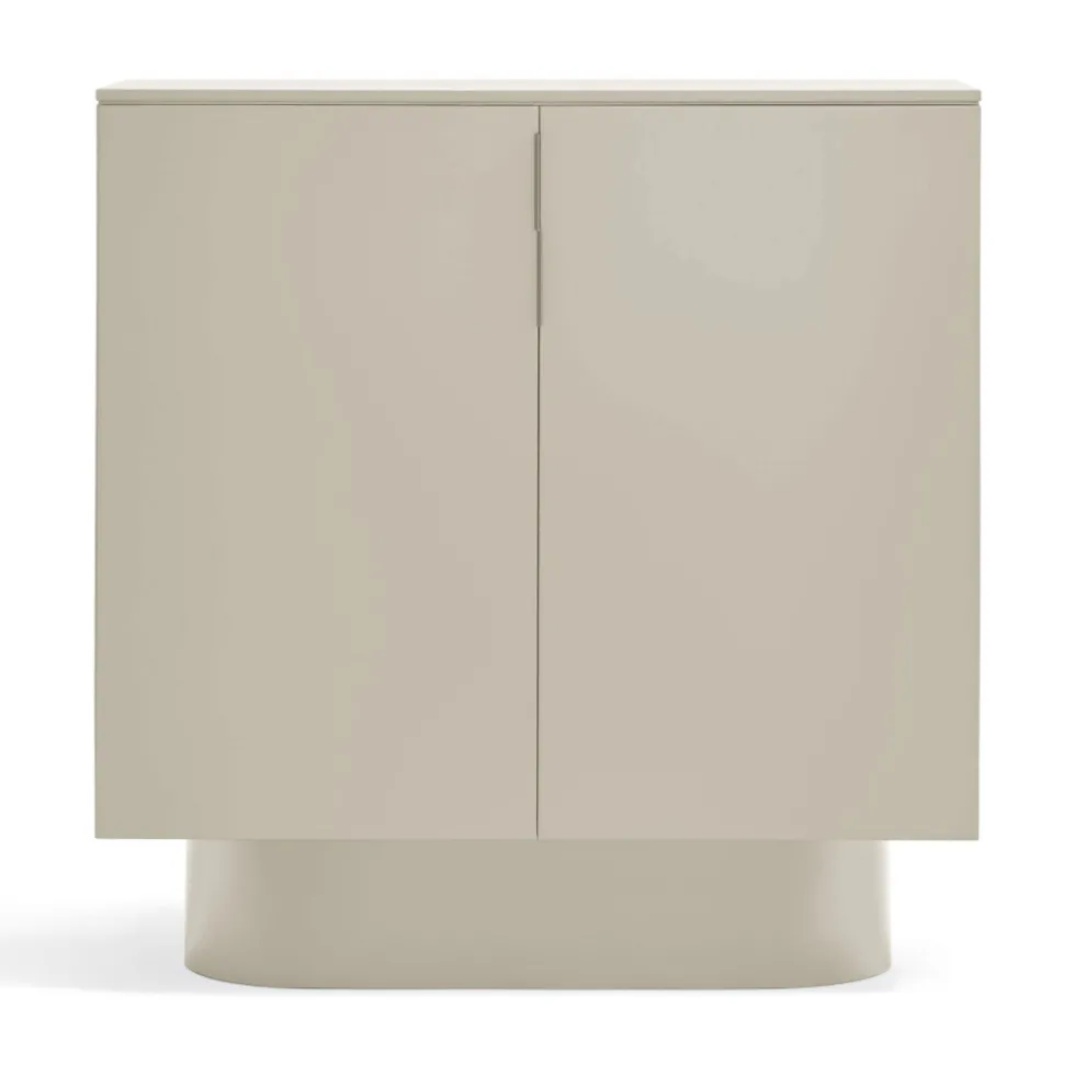 TOTEM Buffet haut 2 portes en bois L100 cm