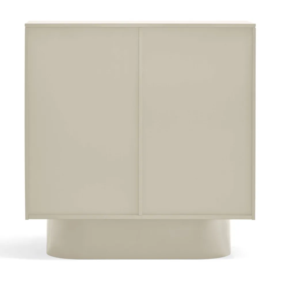 TOTEM Buffet haut 2 portes en bois L100 cm