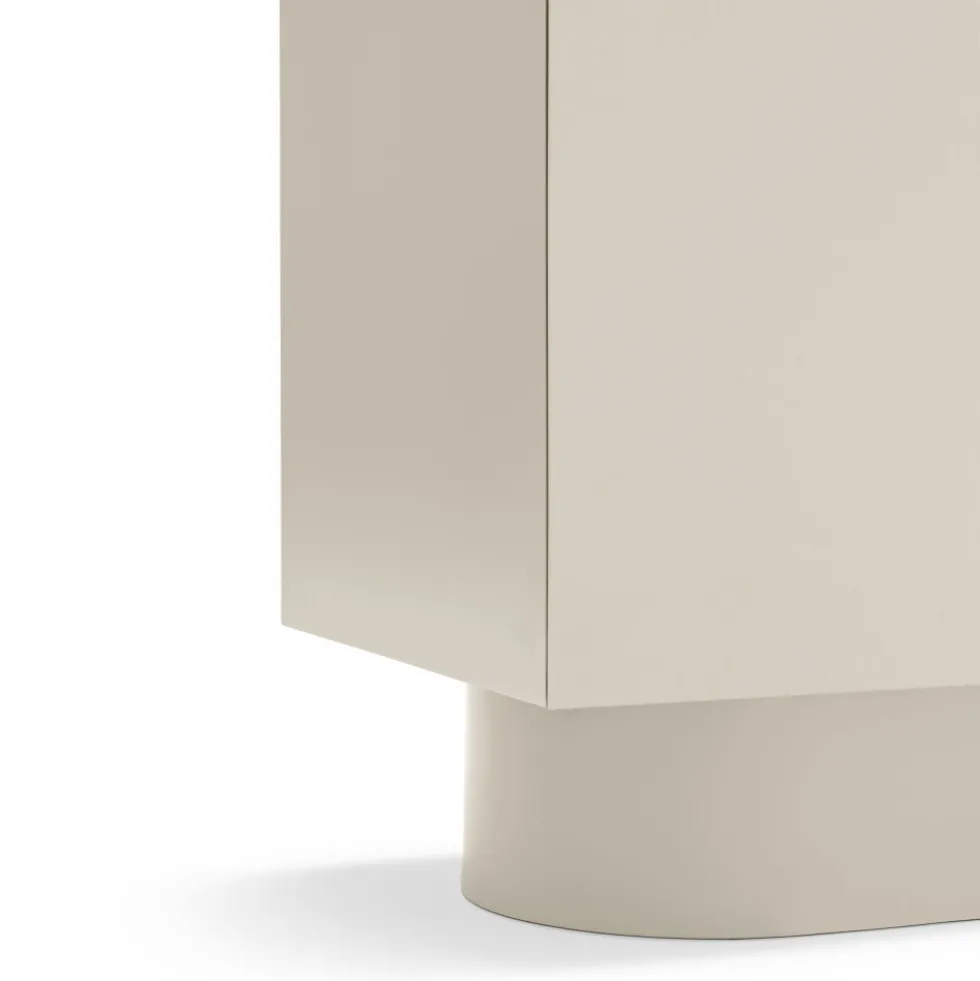 TOTEM Buffet haut 2 portes en bois L100 cm