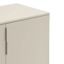 TOTEM Buffet haut 2 portes en bois L100 cm