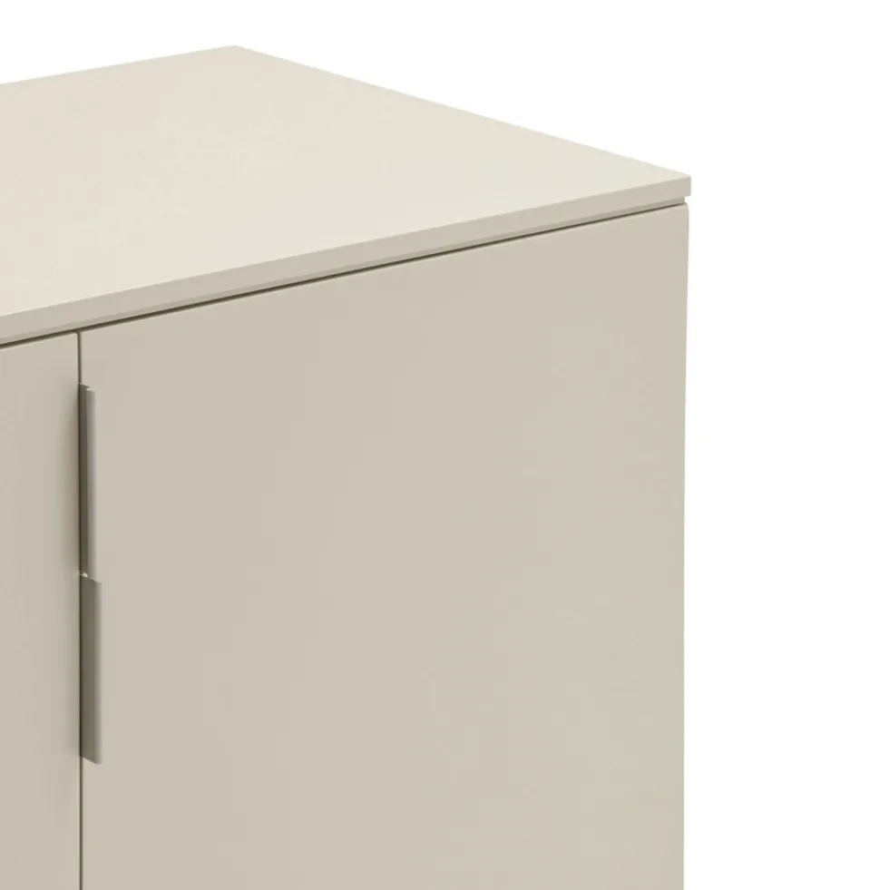 TOTEM Buffet haut 2 portes en bois L100 cm