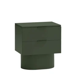 TOTEM Table de chevet 2 tiroirs en bois
