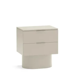 TOTEM Table de chevet 2 tiroirs en bois