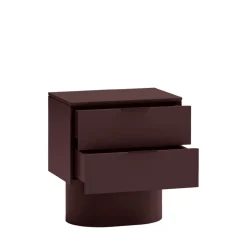 TOTEM Table de chevet 2 tiroirs en bois