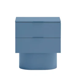 TOTEM Table de chevet 2 tiroirs en bois