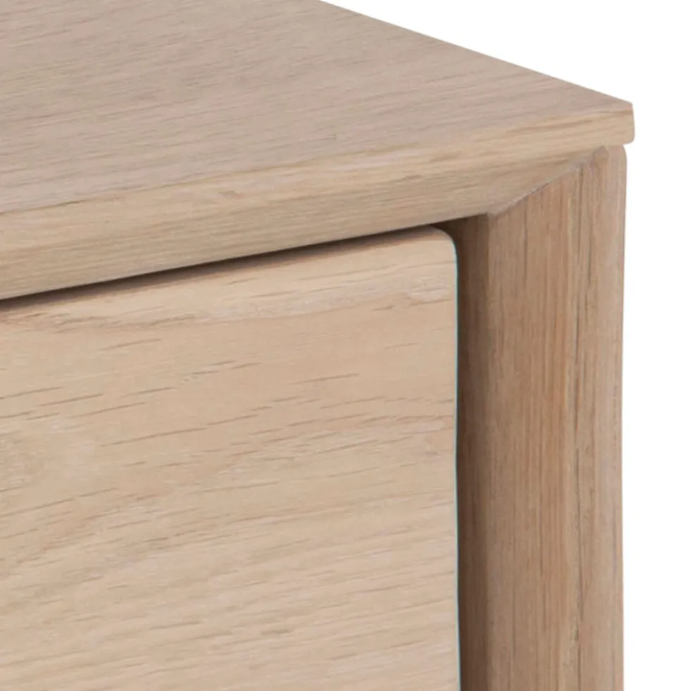 TROGON Table de chevet murale 1 tiroir, 1 niche en bois