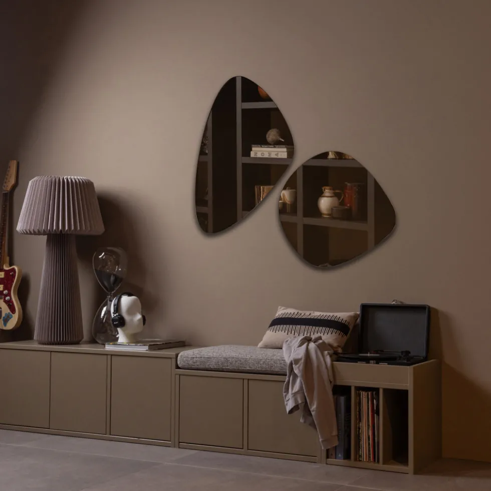 TURNER Banc d'entrée avec rangement chaussures en bois L80cm
