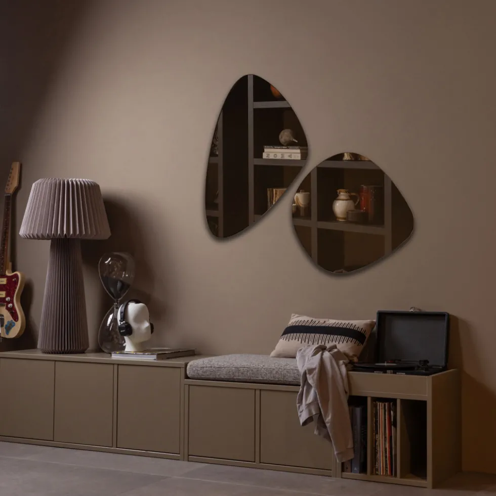 TURNER Meuble de rangement vinyles en bois