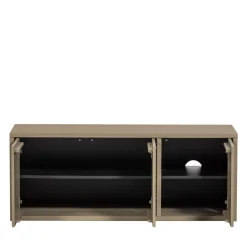 TURNER Meuble TV 3 portes en bois L120cm