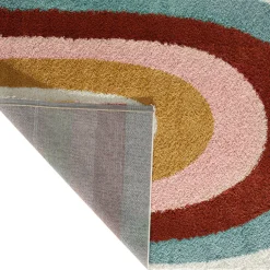 TUTTI Tapis à motif arc-en-ciel
