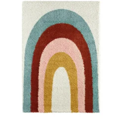TUTTI Tapis à motif arc-en-ciel