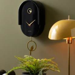 TWEET Horloge murale en métal avec coucou
