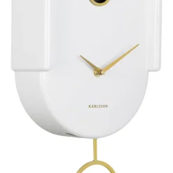 TWEET Horloge murale en métal avec coucou