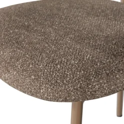 VALOR Lot de 2 chaises en tissu et métal
