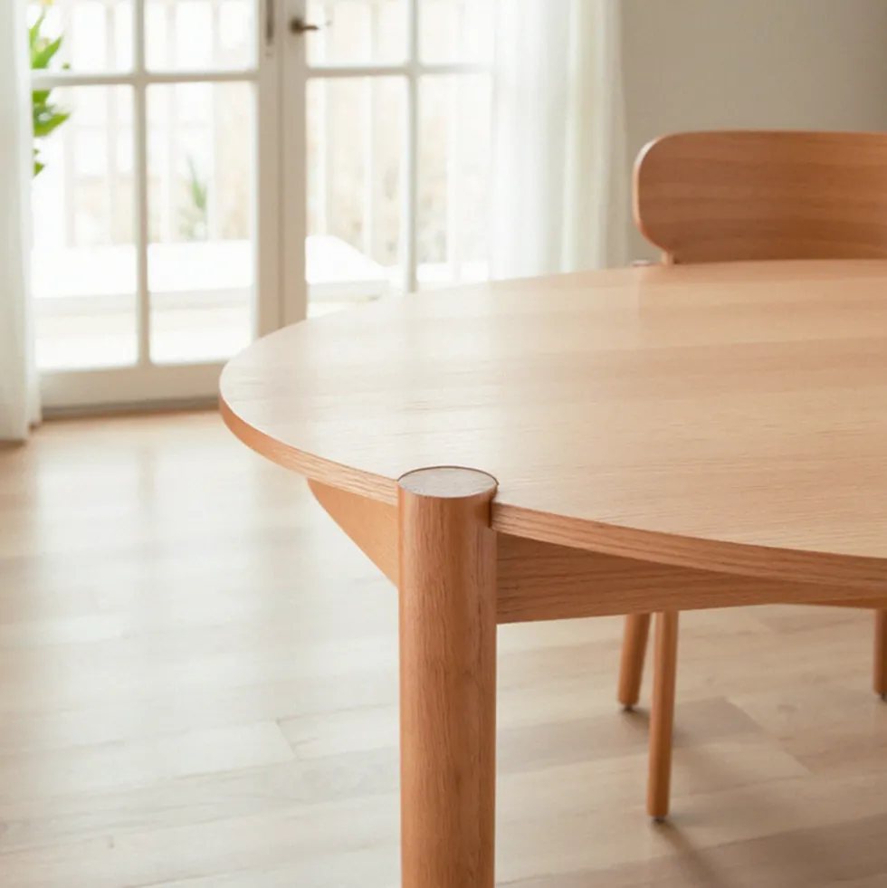 VERADE Table à manger 4 personnes en bois