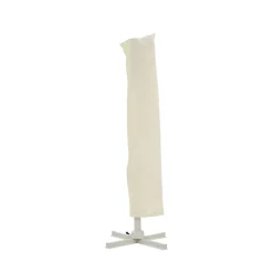 VEYA Parasol carré déporté en aluminium 3x3m