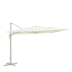 VEYA Parasol rectangulaire déporté en aluminium 3x4m