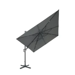 VEYA Parasol rectangulaire déporté en aluminium 3x4m