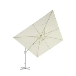 VEYA Parasol rectangulaire déporté en aluminium 3x4m