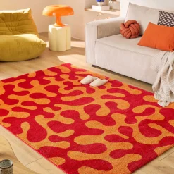 VIBE Tapis vintage à motif abstrait