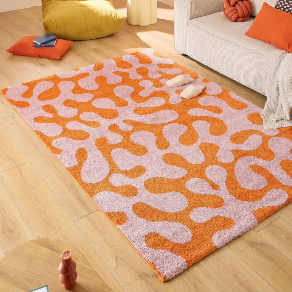 VIBE Tapis vintage à motif abstrait
