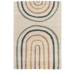 VICTORIA II Tapis contemporain à motif géométrique