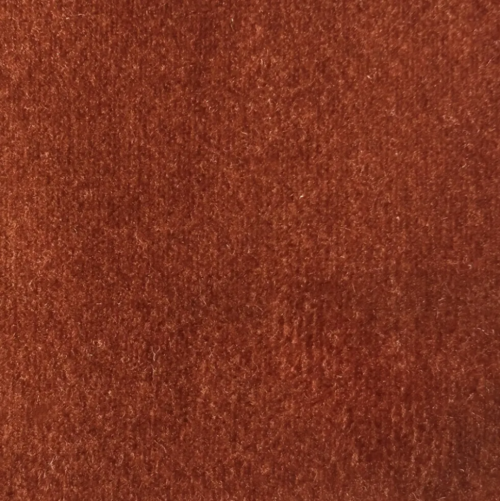 VILLABON Fauteuil XL en velours pieds épingles noirs