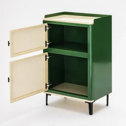 VINTAGIO Petit meuble de rangement 2 portes en métal H94cm
