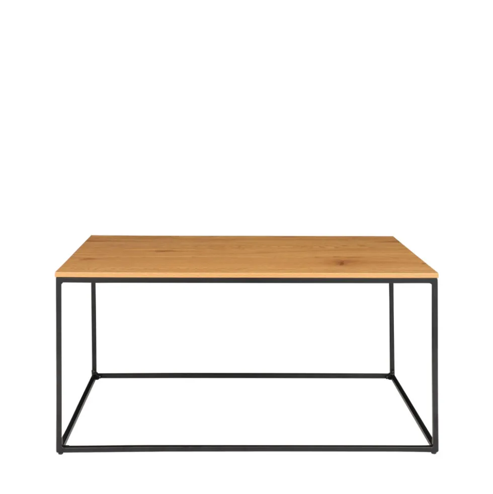 VITA Table basse en métal et bois