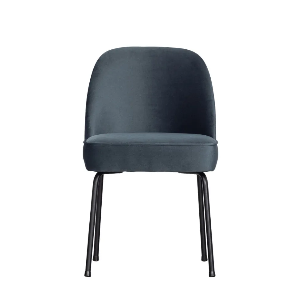 VOGUE Lot de 2 chaises design en velours
