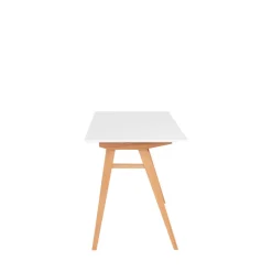VOJENS Bureau pieds bois clair L120cm