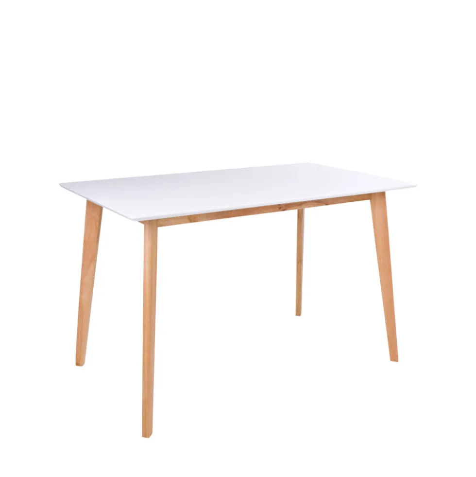 VOJENS Table à manger 4 personnes en bois