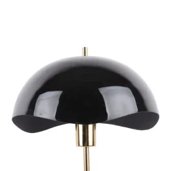 WAVED DOME Lampe à poser en métal et marbre