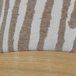 WILD Pouf rond en tissu imprimé animal ø40cm