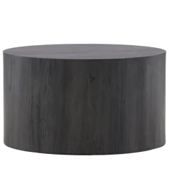 YORK Table basse ronde effet marbre ø80cm